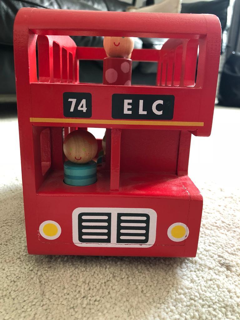 elc london bus wooden